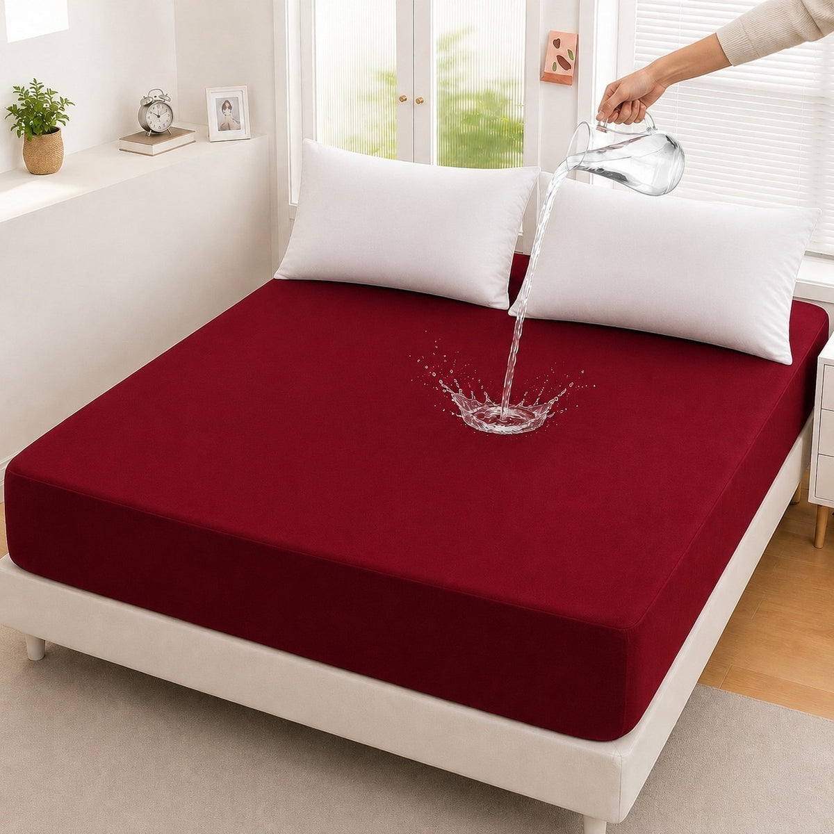 Micro Fitted Waterproof Mattress Cover