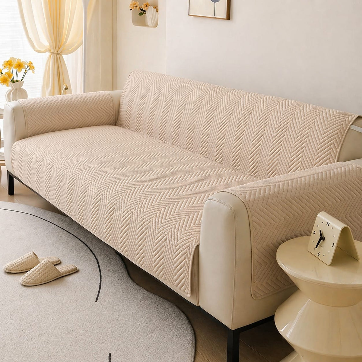 Mat Ultrasonic Soft Sofa Cover
