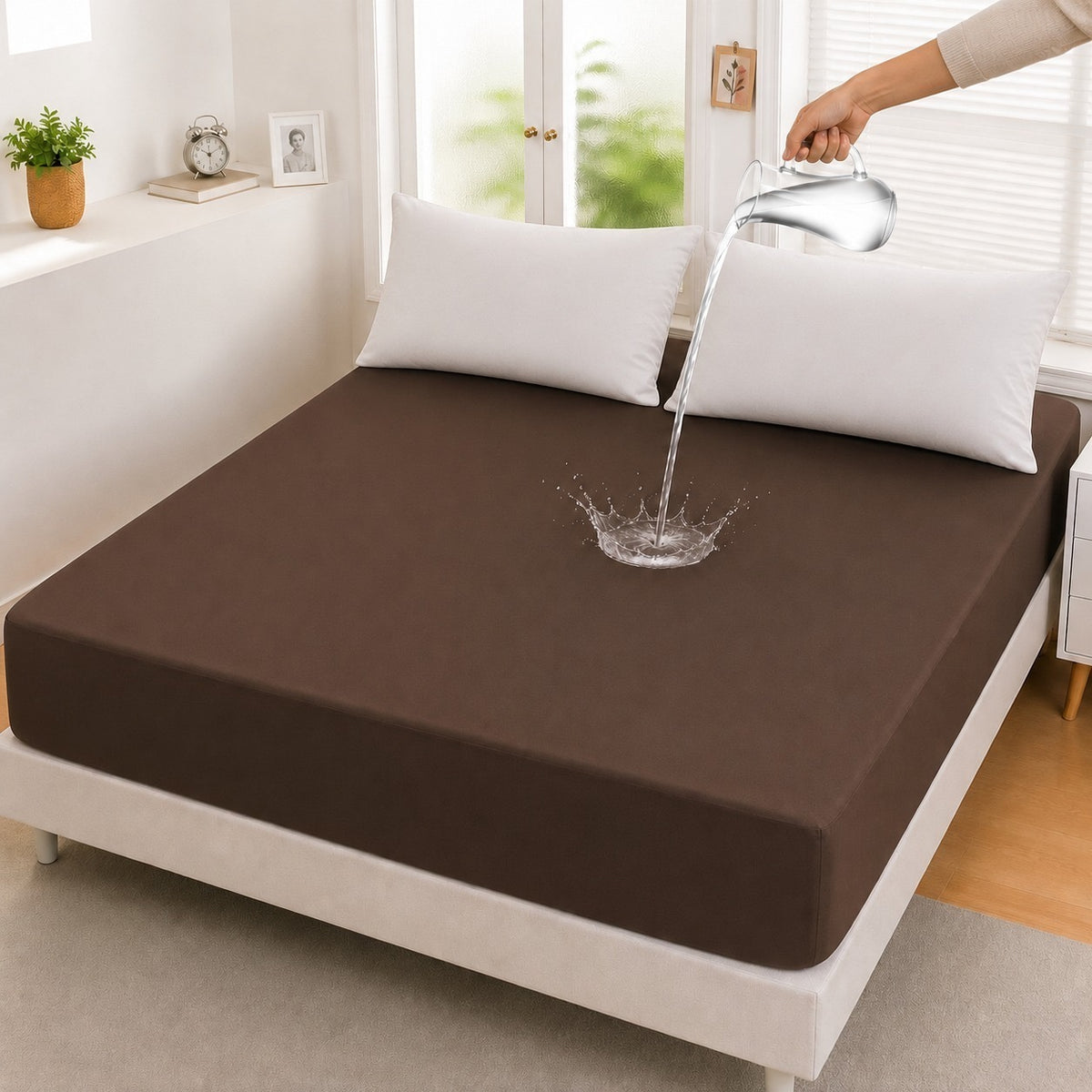 Micro Fitted Waterproof Mattress Cover