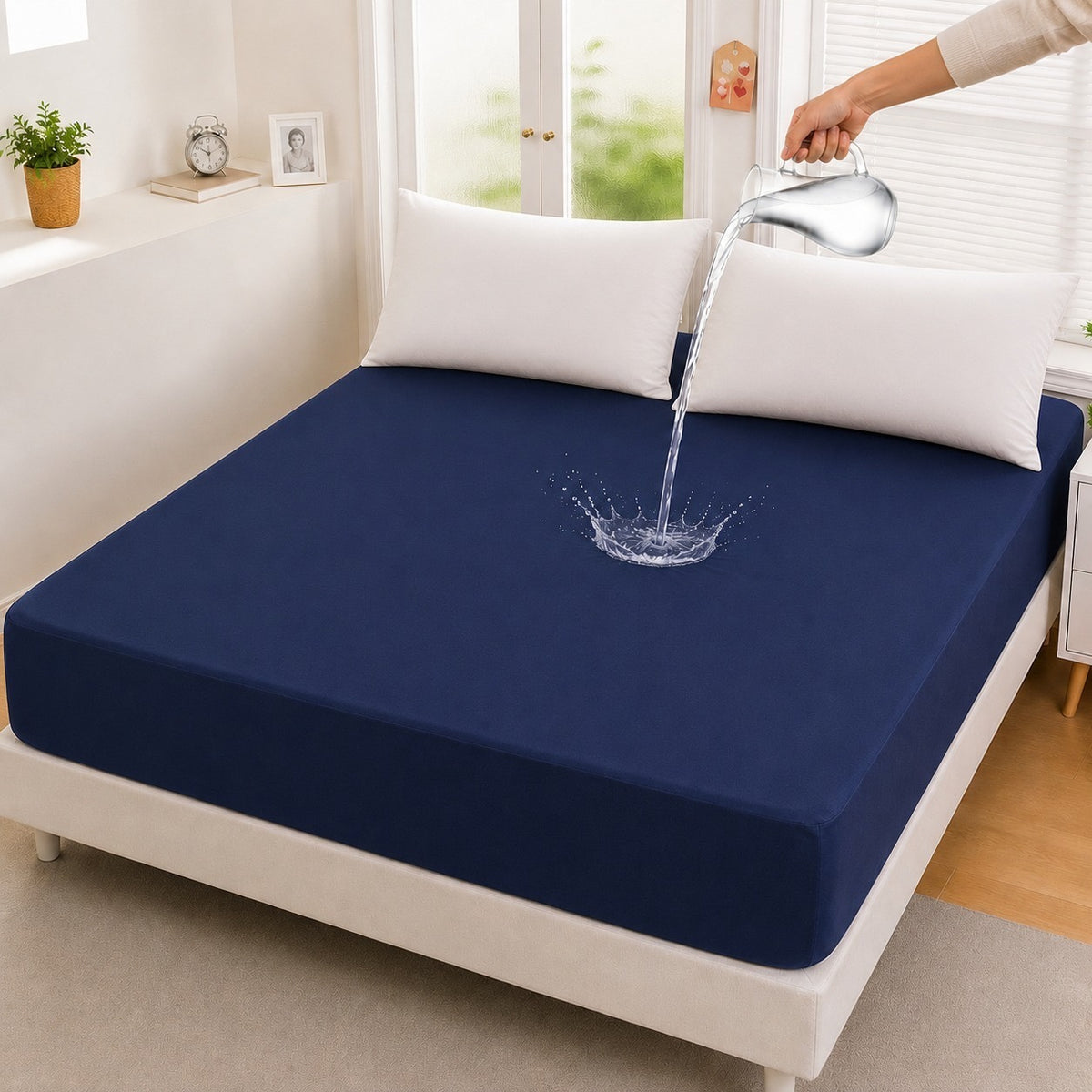 Micro Fitted Waterproof Mattress Cover
