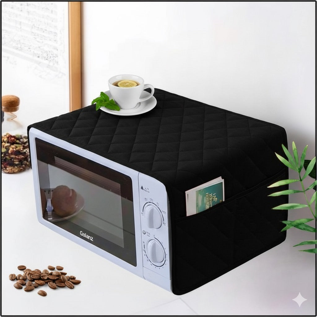 Quilted Oven Cover – 4 Pocket Kitchen Organizer