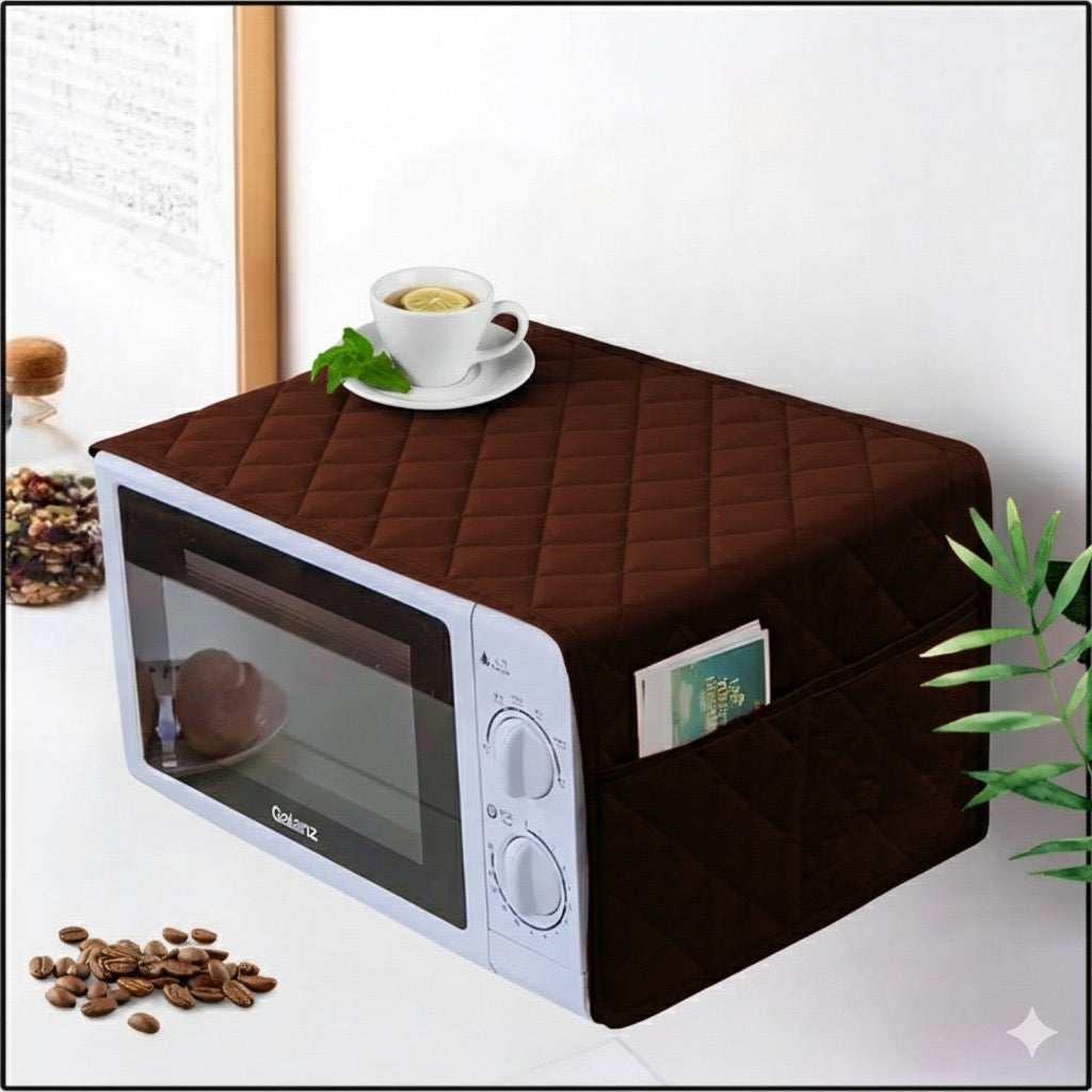 Quilted Oven Cover – 4 Pocket Kitchen Organizer