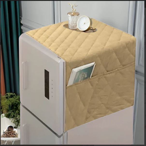 Cotton Luxe Quilted Fridge Cover
