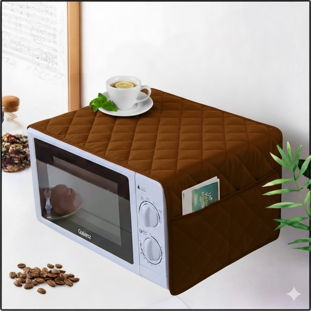 Quilted Oven Cover – 4 Pocket Kitchen Organizer