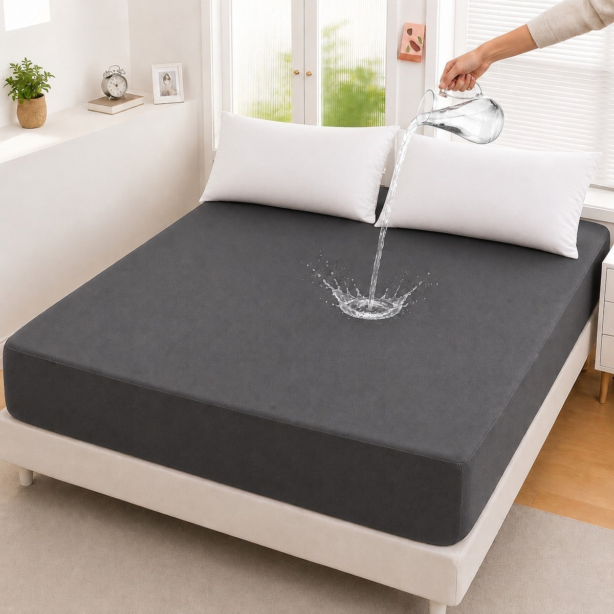 Micro Fitted Waterproof Mattress Cover