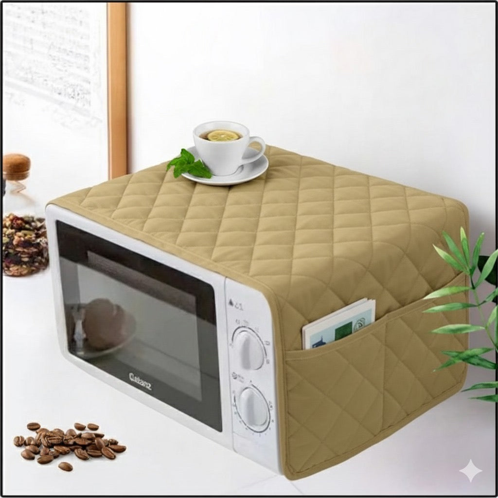 Quilted Oven Cover – 4 Pocket Kitchen Organizer