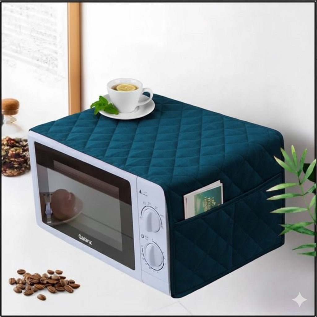 Quilted Oven Cover – 4 Pocket Kitchen Organizer
