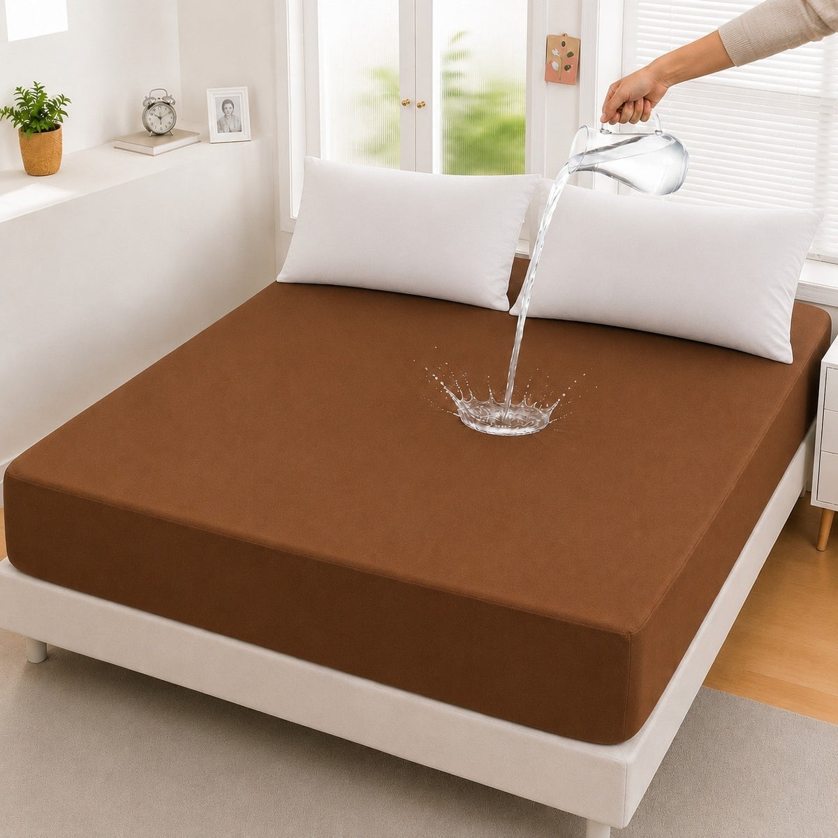 Micro Fitted Waterproof Mattress Cover