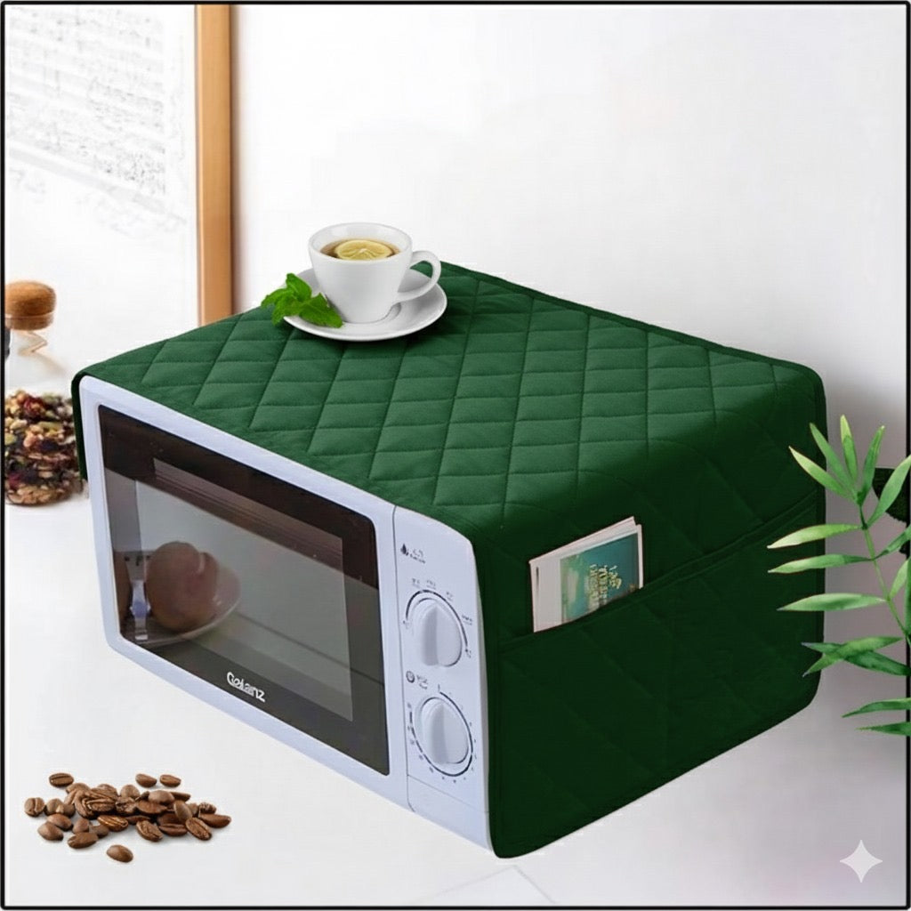 Quilted Oven Cover – 4 Pocket Kitchen Organizer